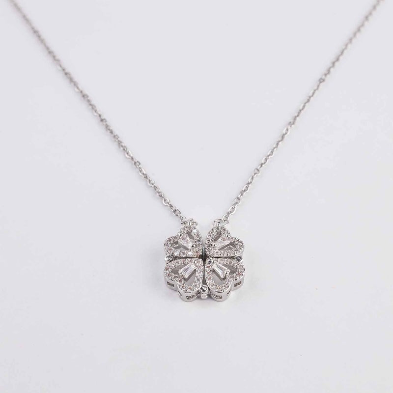 Clover Hearts Expanding Necklace | Sale necklace, Heart necklace, Necklace